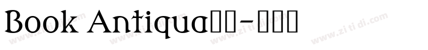 Book Antiqua字体字体转换
